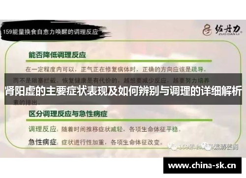 肾阳虚的主要症状表现及如何辨别与调理的详细解析